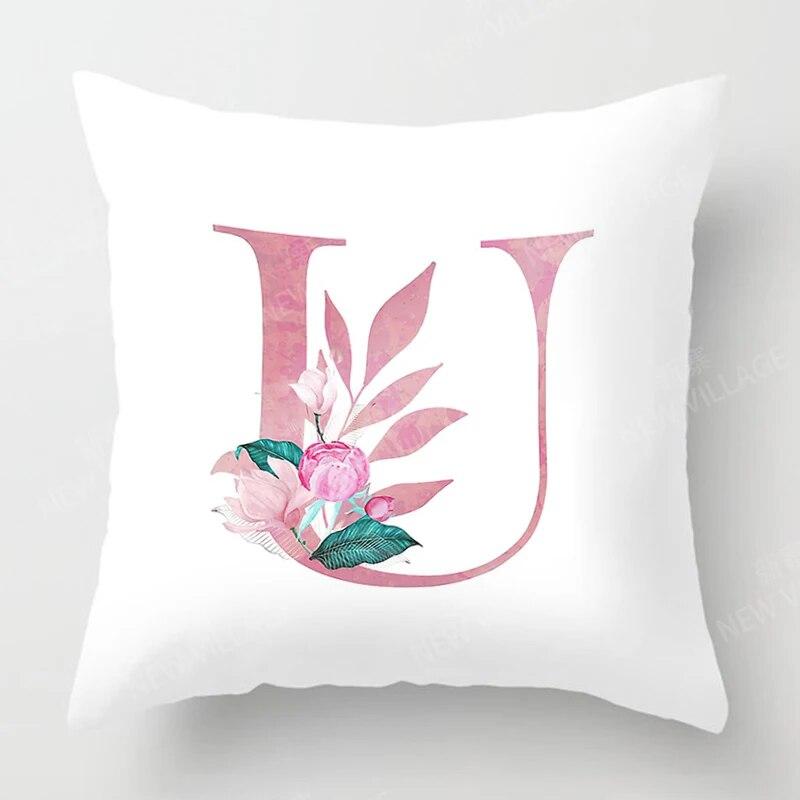 Bedroom Living Room Sofa Cushion Cover Letter Word Pattern Pillow    Home Decor Throw