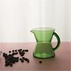 300ml Conical Borosilicate Glass Coffee Server Pour Over Drip Coffee Pot with Handle Barista Hand Brewing Carafe Tools