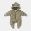 Class A Baby Autumn & Winter Quilted Jumpsuit - Warm Cotton-Padded Newborn Crawling Suit
