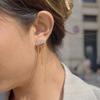 Yori Delicate Cubic Zirconia Drop Tassel Earrings 18K PVD Plated Stainless Steel Charm New Arrivals Daily Jewelry Gift
