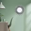 Decorative Wall Mirror - Small Round Mirrors, 9.8x9.8 Inch Circle for Bedroom Livingroom