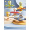 Baby Montessoris Spin Cup Top Bath Toys Bathing Sucker Spinner Suction Sensory Toy Rotating Rattles Early Educational Fidget Toy