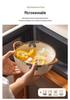Large Dark Blue Double-Eared Ceramic Soup and Ramen Bowl