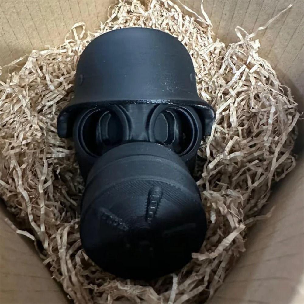 3D Printed Trailer Cover Aesthetic Gas Mask Helmet Cover Cap Secure Hook Protector