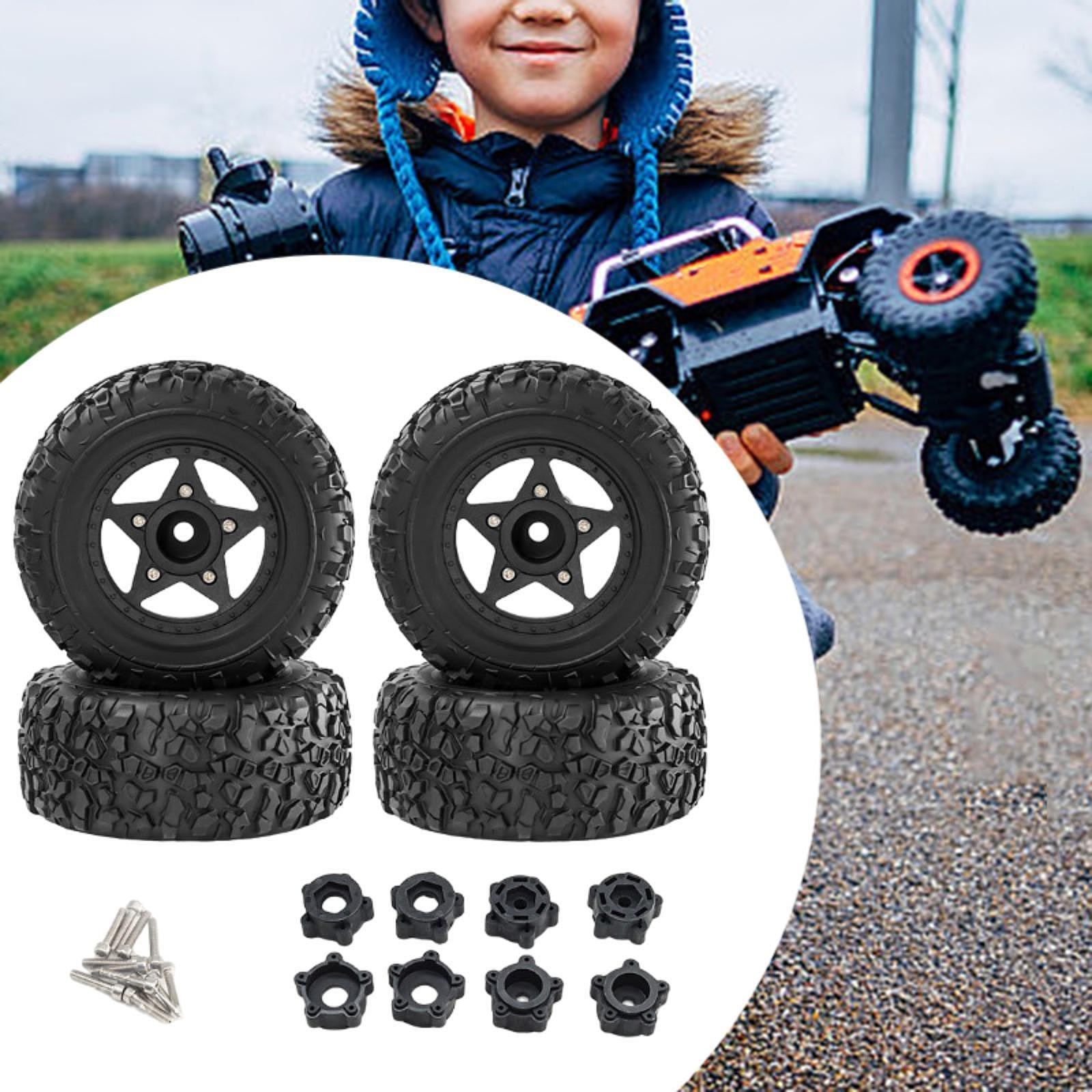 

4 шт. Автомобільні колеса та шини з колісним диском із шестигранними втулками