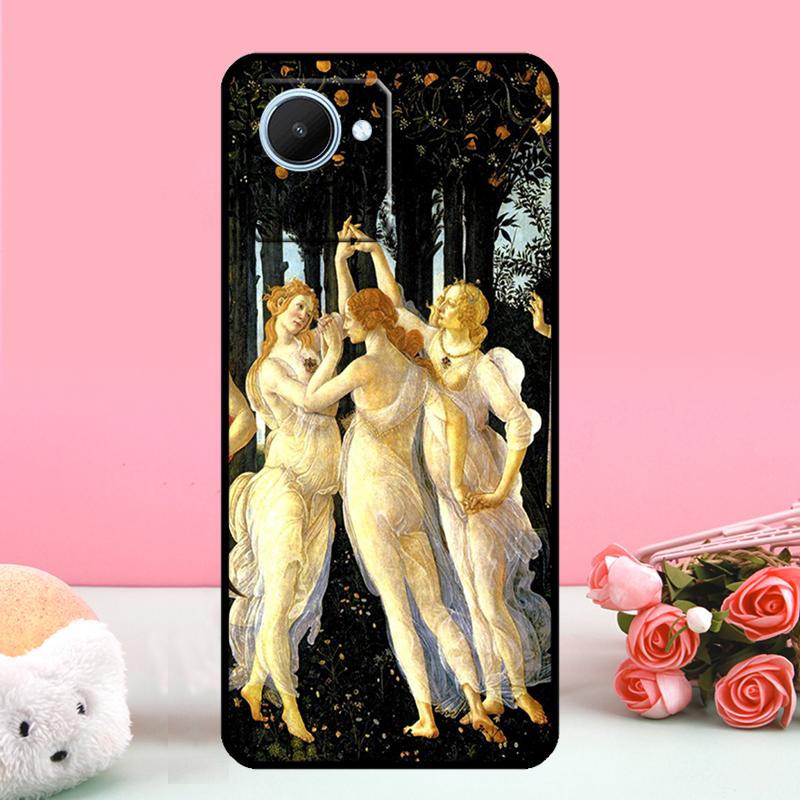 Sandro botticelli sztuka renesansu Dla Realme 12 Pro Plus 9 10 11 GT5 Pro GT Neo5 C21Y C25s C30 C31 C33 C35 C51 C53 C55 Etui