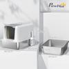 Closed Cat Litter Box with Steel Tray, Scoop and Filter Bags, in PP, 40.5x60.5x41.5 cm