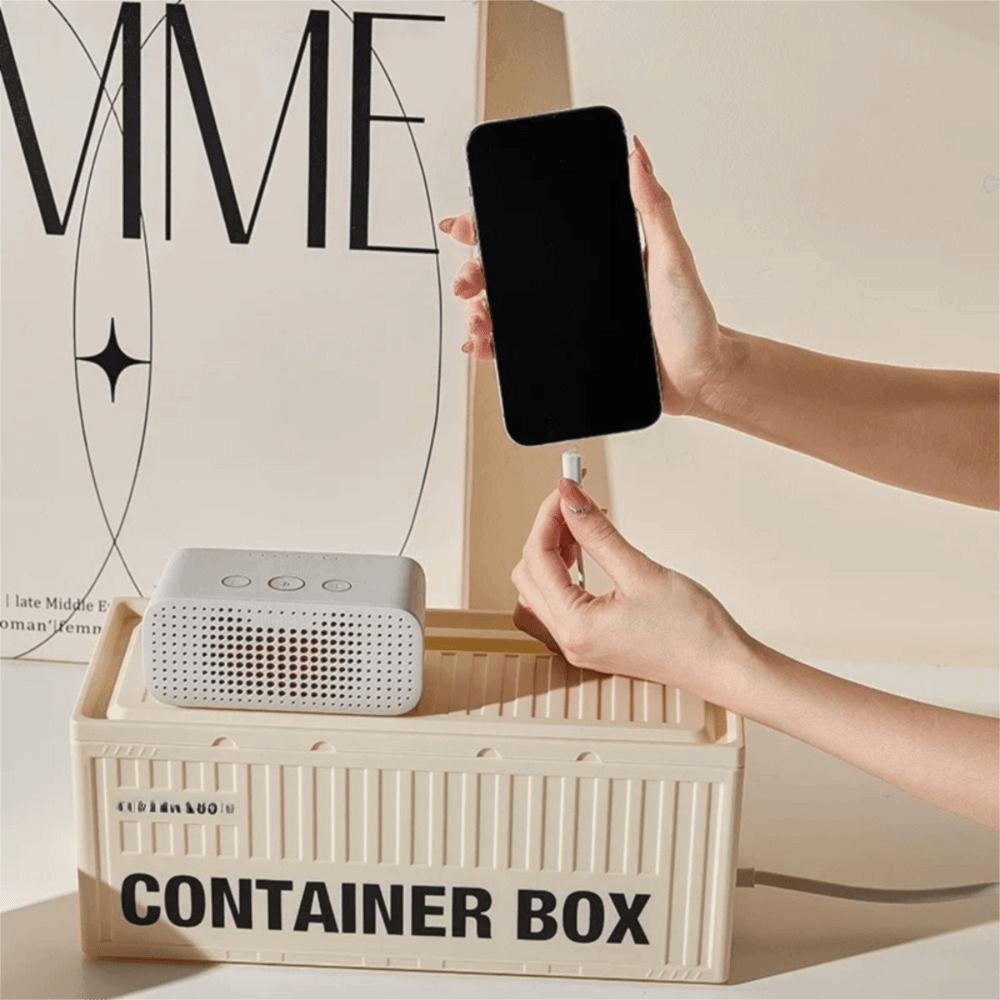 Data Line Plug Holder Plug Board Storage Box High Capacity WiFi Router Bracelet  Office