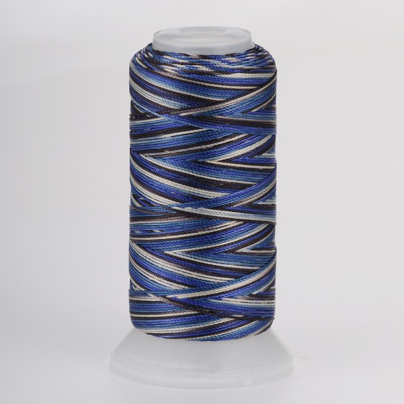 18-Strand Variegated Yarn Bracelet Weaving Cord – Gradient Dragon Scale Koi Thread DIY Material