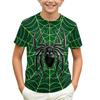 Kids' Short Sleeve Neck T-Shirt with Graphic Print for Casual Daily Wear