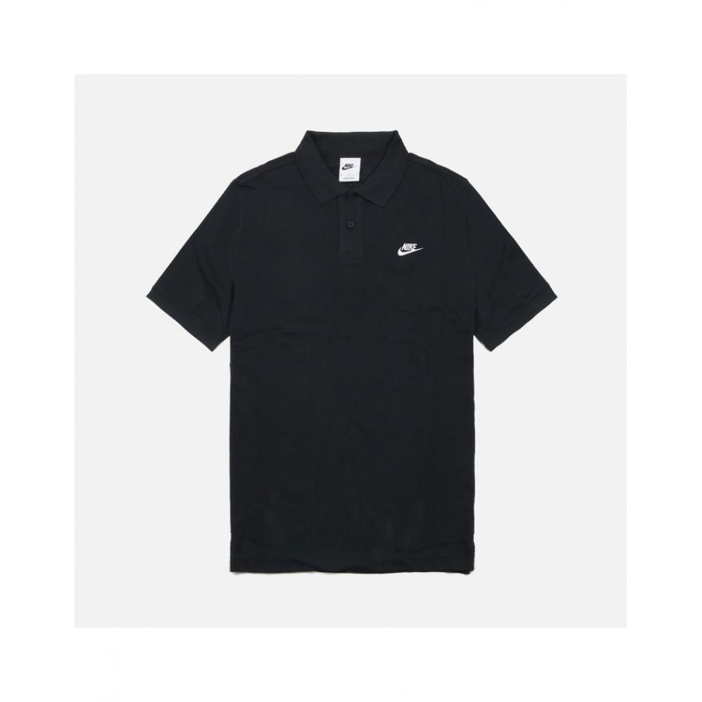 

Nike Club Polo Short Sleeve Tee Fn3895 010 blackS 90