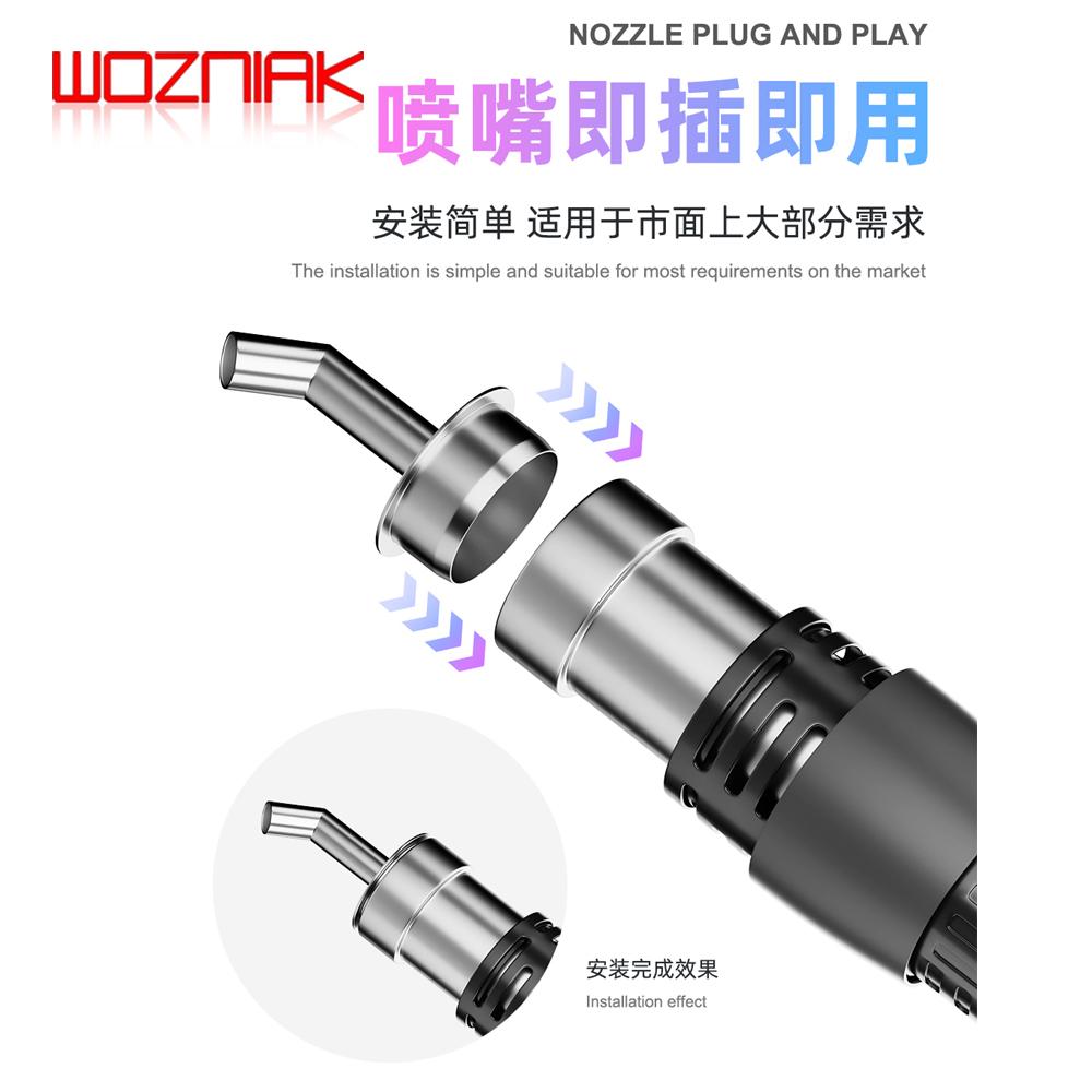 WOZNIAK 861 2008 Hot Air Gun Nozzle Mobile Phone Repair 45 ° Angled Air Gun Blowing Welding Head FOR QUICK 861DW SUGON 8865
