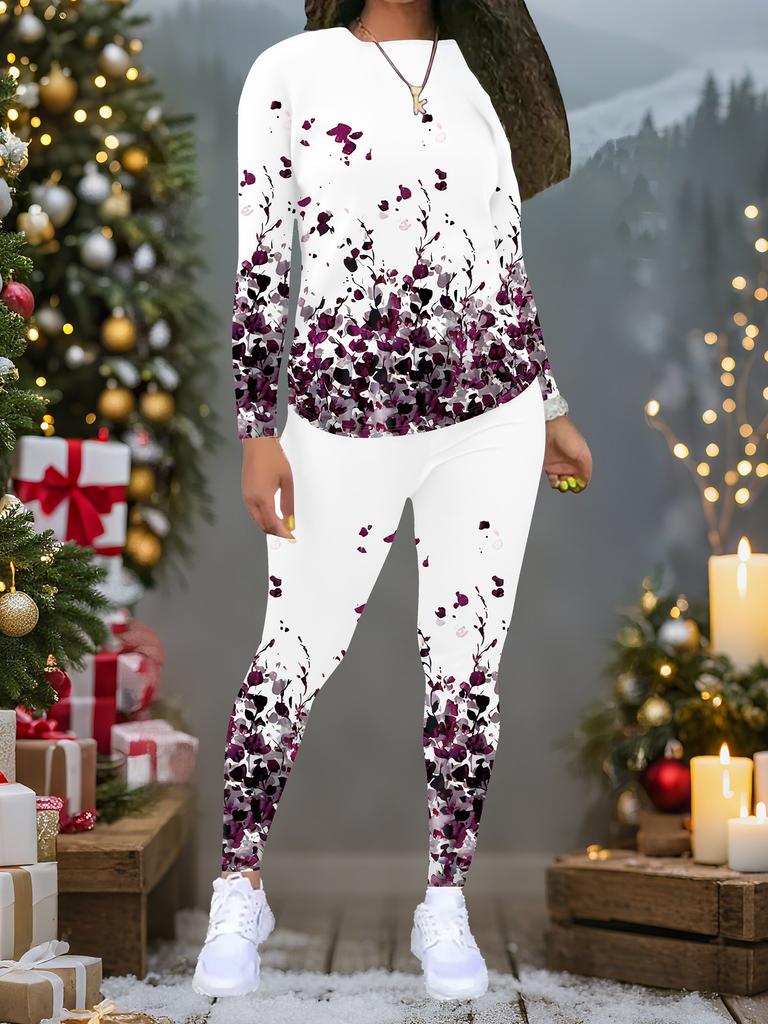 Contrast color ripple print women's yoga suit, autumn new fashion suit, suitable for daily yoga activities