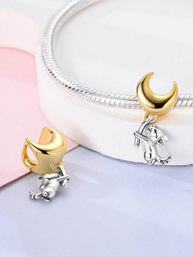 Dachshund Traveling Cat Beads Charm Copper Plated Fit Charms Copperoriginal Bracelet For Jewelry Making Diy Charm