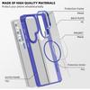 For Samsung Galaxy S25 Ultra Magnetic Case TPU + PC Phone Cover with Card Bag