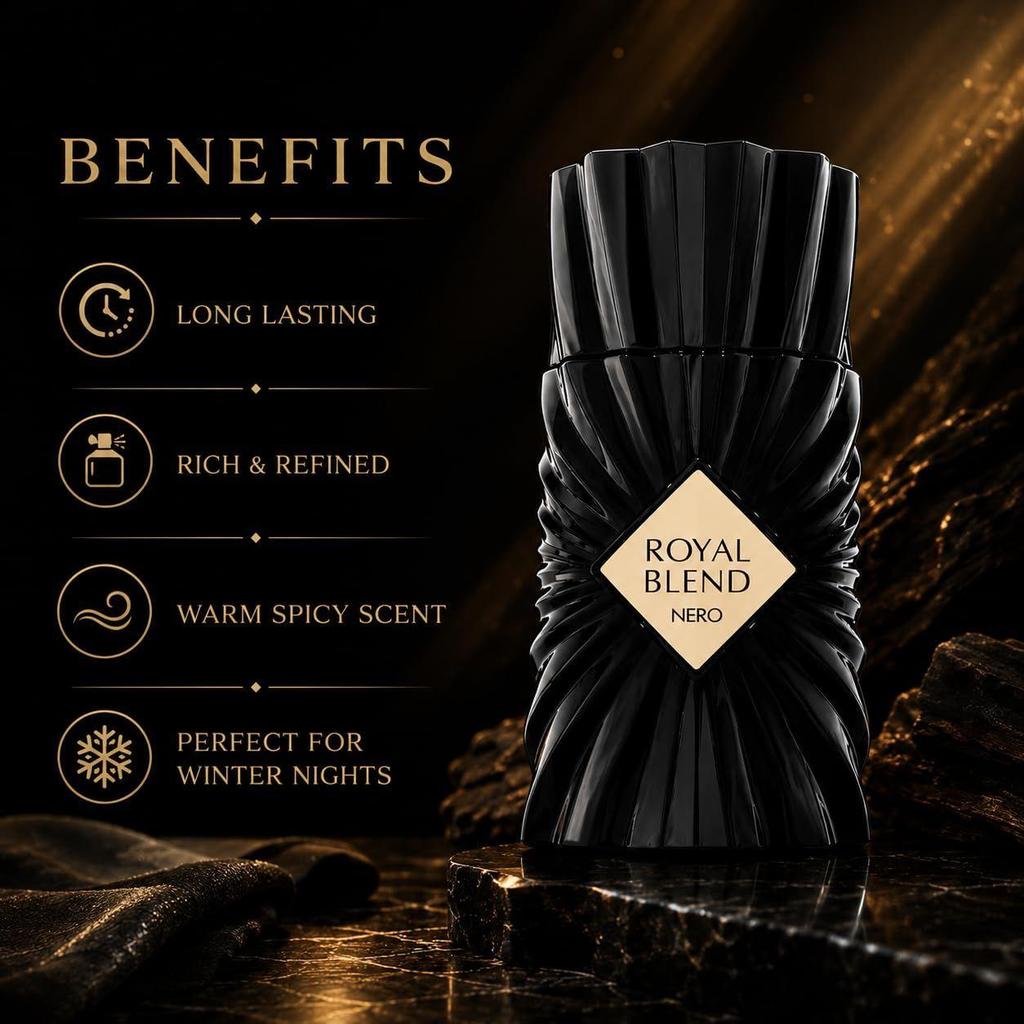 French Avenue Royal Blend Nero Extrait De Parfum 100ml | Premium Unisex Perfume |