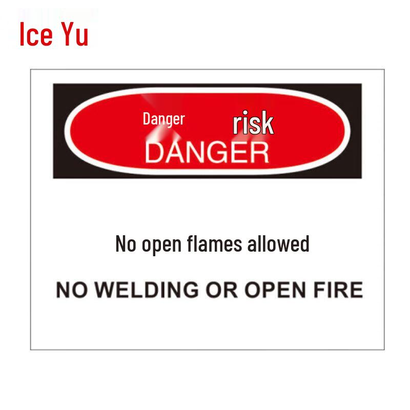Acrylic Fire Safety Warning Sign