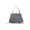 VIVIENNE WESTWOOD Classic Saturn Logo Polyurethane Tote Bag Women Bags Light-Blue 4B010007W-S0021-K408