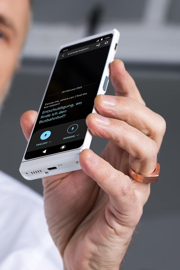 Vasco Translator V4 Hlasový překladač Kompatibilní se 108 jazyky a přibližně 200 zeměmi a regiony Bezplatné komunikační poplatky ne