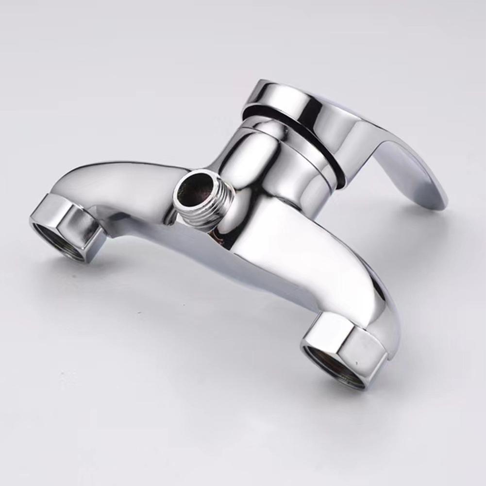 Bathroom Bathtub Shower Faucet Chrome Finish Mixer Faucet Polished