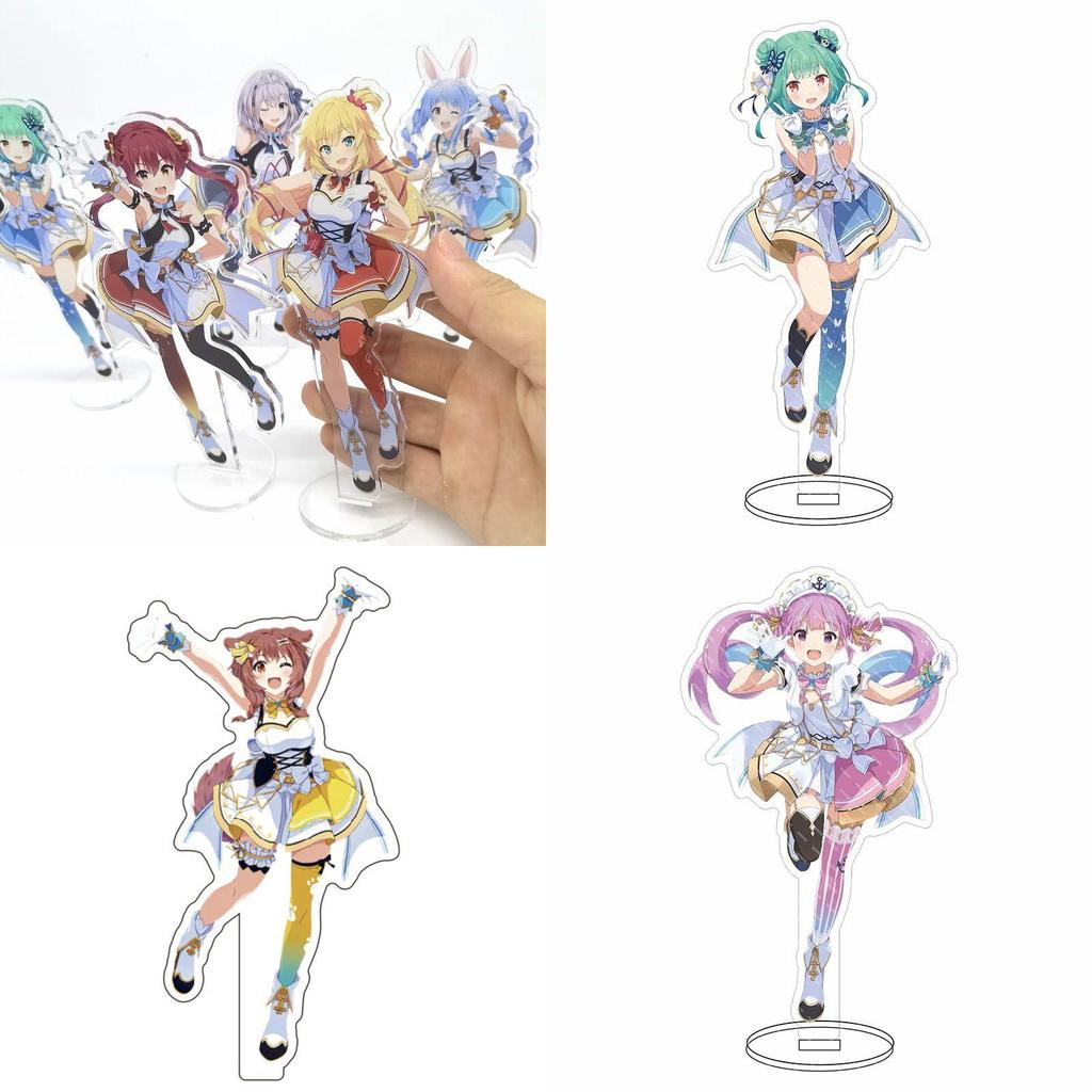 Hololive Vtuber Acrylic Stand Stylish Desktop Decor Highlighting Fubuki Okayu Ayame Subaru Matsuri