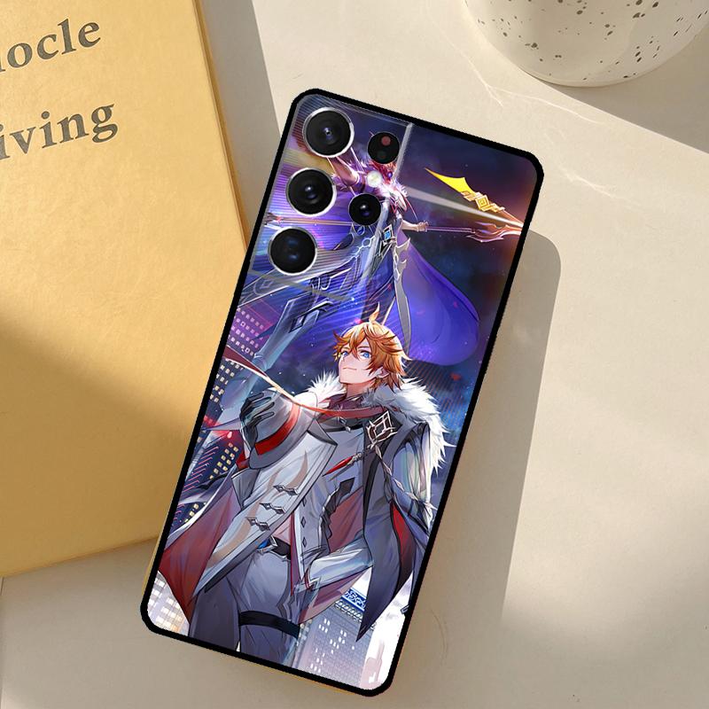 Genshin Impact Tartaglia Phone Case For Samsung Galaxy S25 Ultra S20 S21 S22 S23 S24 S9 S10 Plus S25 FE Cover Shell