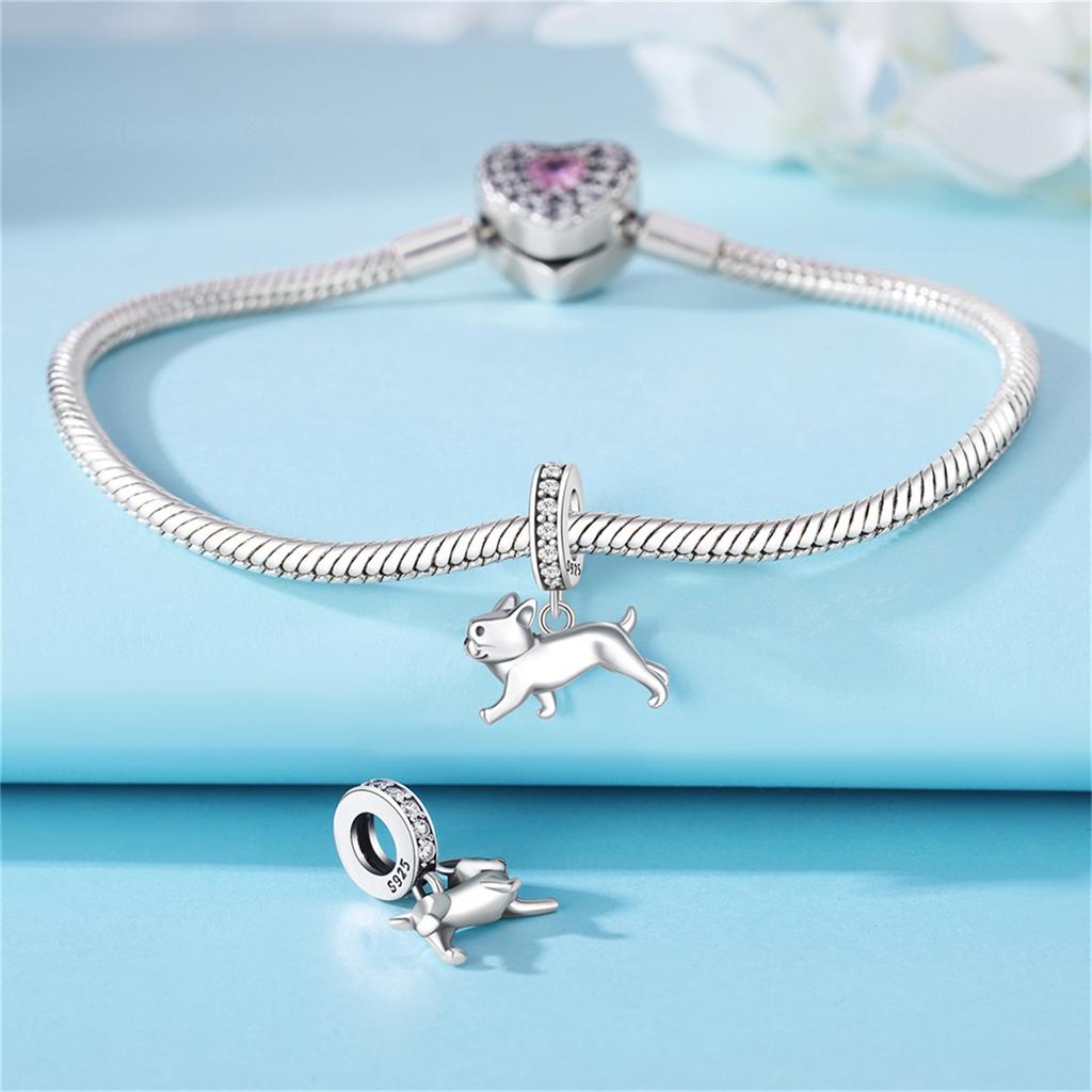 Copper Cat Dog Paw Prints Series Pendant Charms Beads Fit Original Wear Braceletsdiy Jewelry Accessory