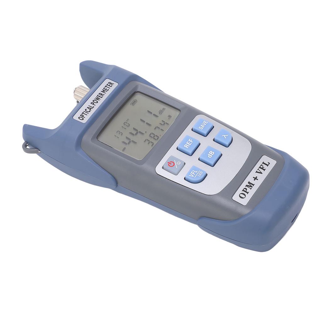 Optical Power Meter Integrated Red Light Source 7 Wavelengths Automatic Shutdow Fiber Tester with LED Light 15MW 15KM