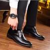 Fashion Pointed Toe Brown Dress Shoes Man Black Social Shoe for Men Italian Cheap Clearance Legitimate Leather 39 High Quality Fashion