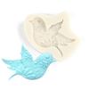 Vogelmuster Silikonformen zur Herstellung von Fondant-Kuchenformen, Dekorations-Backwerkzeug zur Herstellung von Schokolade-Fondant-Dessert