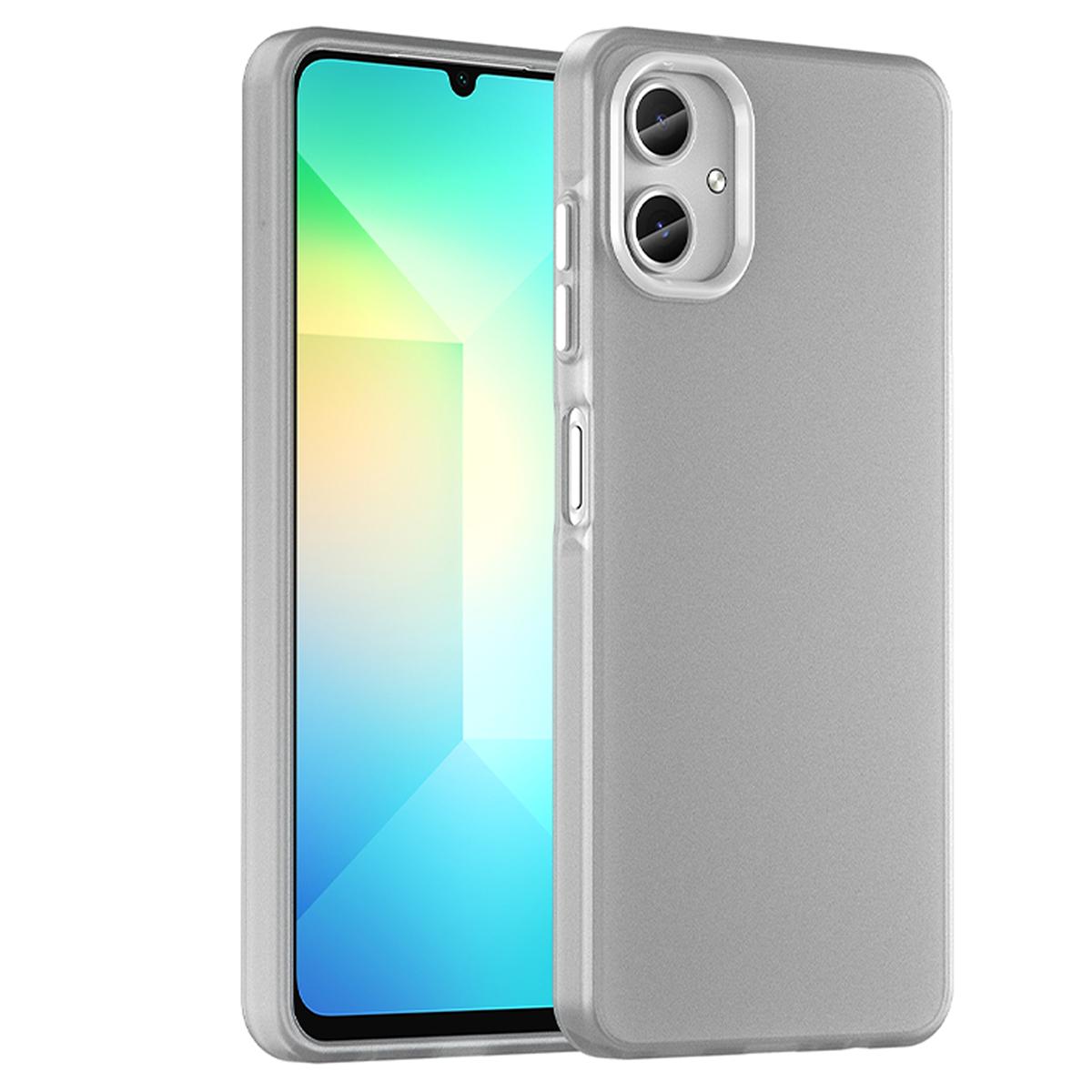 

For Samsung Galaxy A06 4G Case TPU + PC Phone Back Cover Matte Translucent Design B