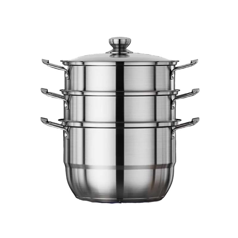 Sule 28cm Thickened 316 Stainless Steel Multi-Layer Steamer Pot