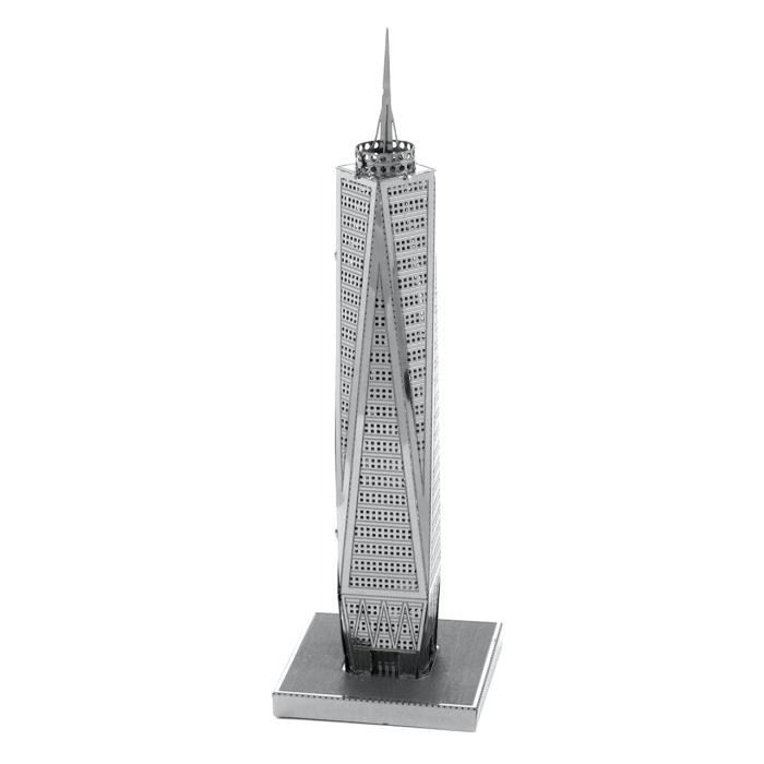 Metal Earth Fascinations, One World Trade Center 3D Puzzle En Métal, Miniature Découpée Au Laser