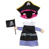 Dog Pirate Costume Fashionable Cute Cartoon Print Pet Pirate Suit for Pets Dogs Cats L