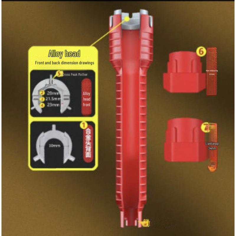 8-in-1 Multifunctional Sink and Faucet Installation Tool