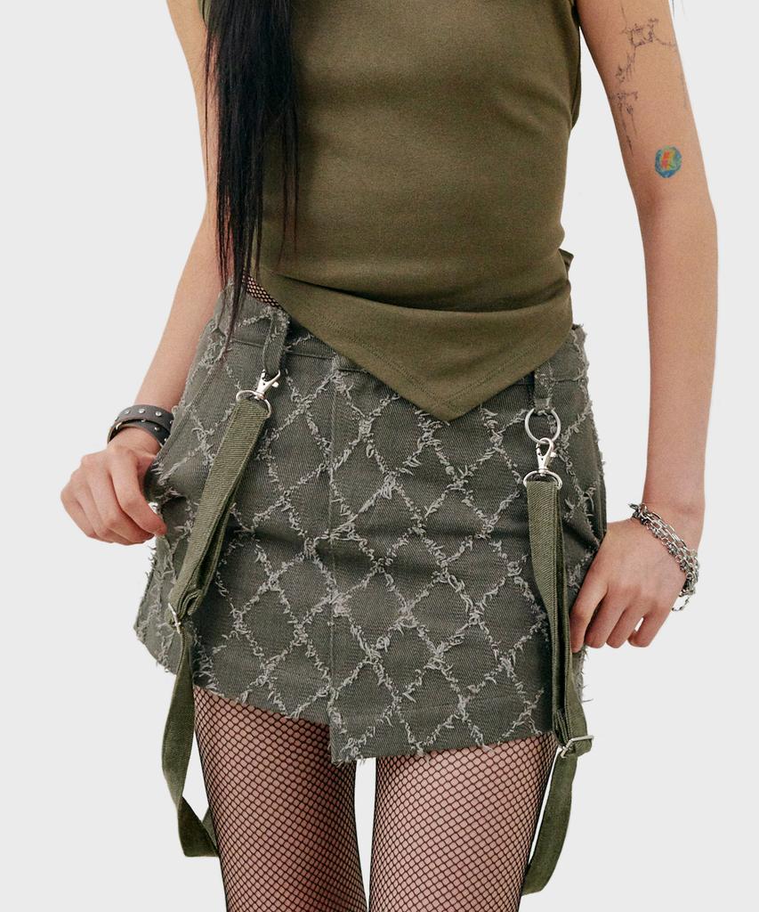 Nilring S06.00 Suspender Mini Skirt