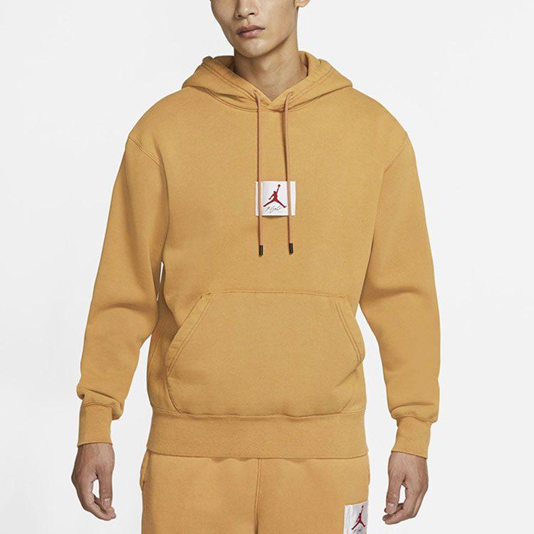 Jordan Flight Sweatshirts Men's Wheat Hooded Moderate Regular CK6469-290