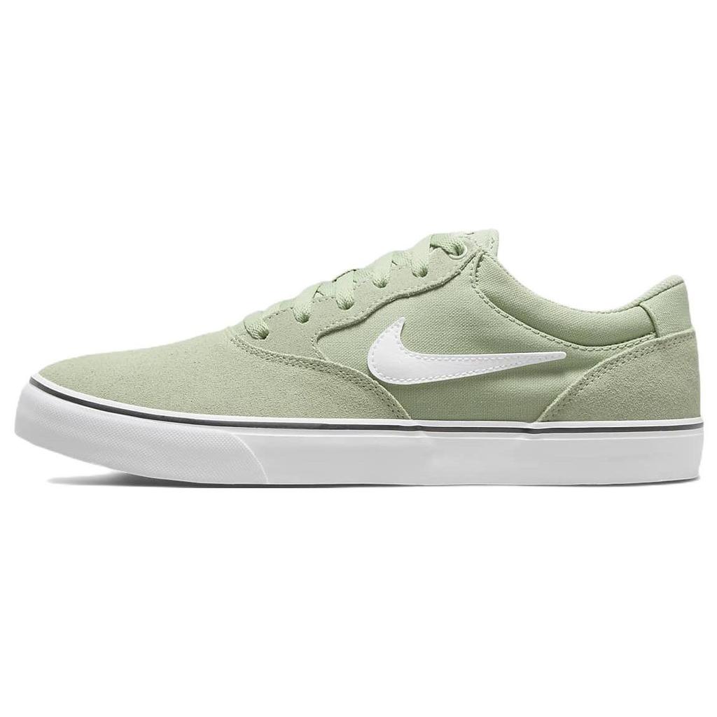 Nike SB Chron 2 Fabric Leather Slip-Resistant Shock Absorbing Durable Lightweight Low-Top Skate Shoes Unisex Sneakers Green DM3493-301