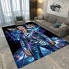 Johnny Hallyday bedruckter Teppich Rutschfester Teppich Außen Teppiche Läufer Heimdekoration Yogamatte Teppich für Schlafzimmer Geburtstagsgeschenk