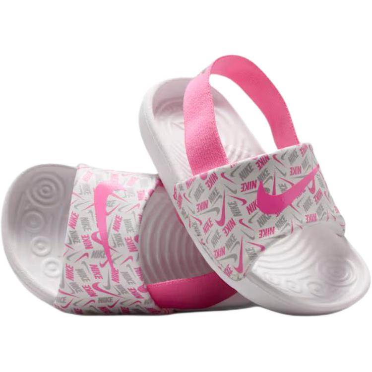 Nike Kawa Slides TD Sail Baby Sandals Pink Steam Pink-Glow IR5201-100
