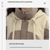 High Quality Down Jacket for Women, Mid-length, Autumn and Winter New Style, Patchwork Fabric, Stand Collar Coat