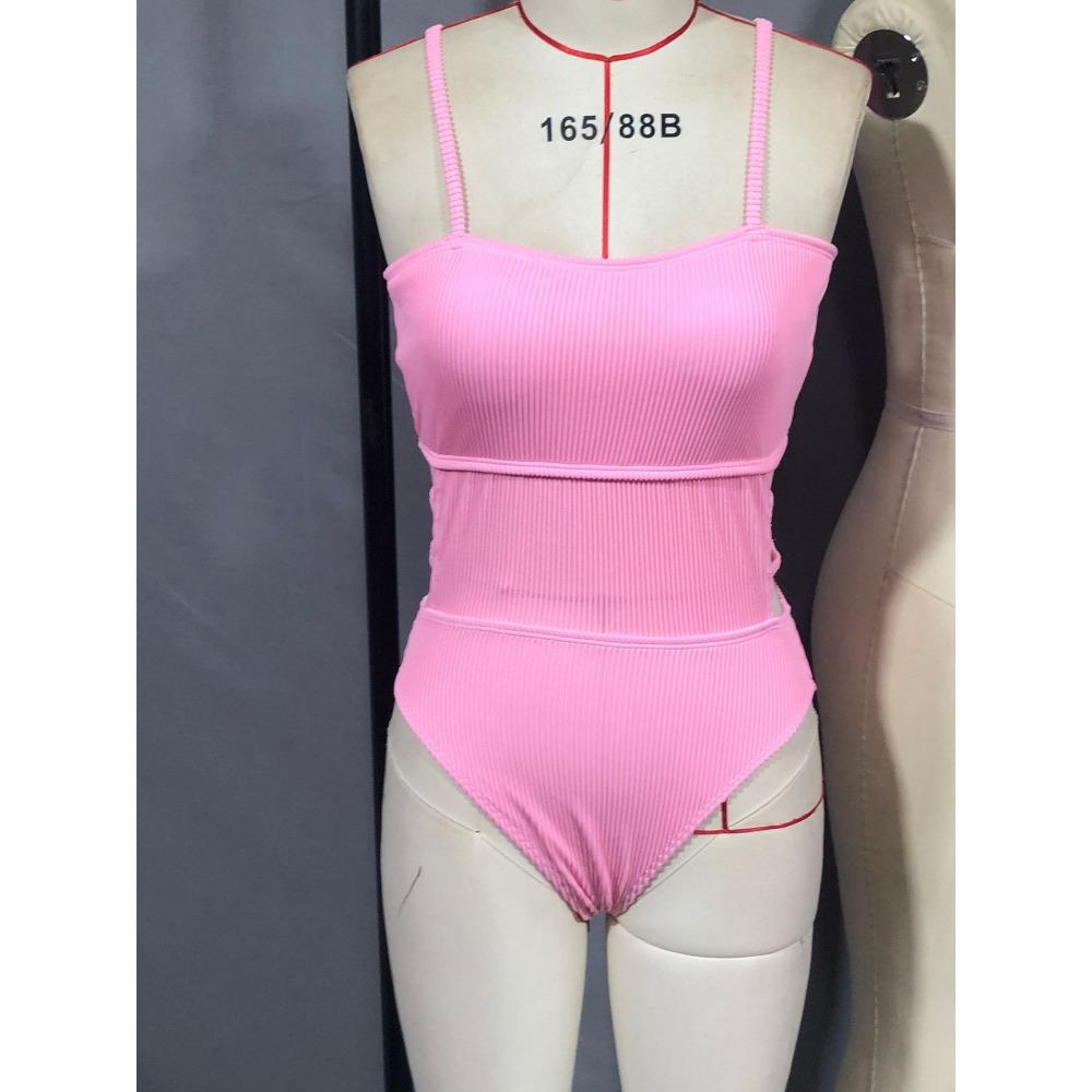 Evropské a americké sexy jednodílné bikiny dámské plavky