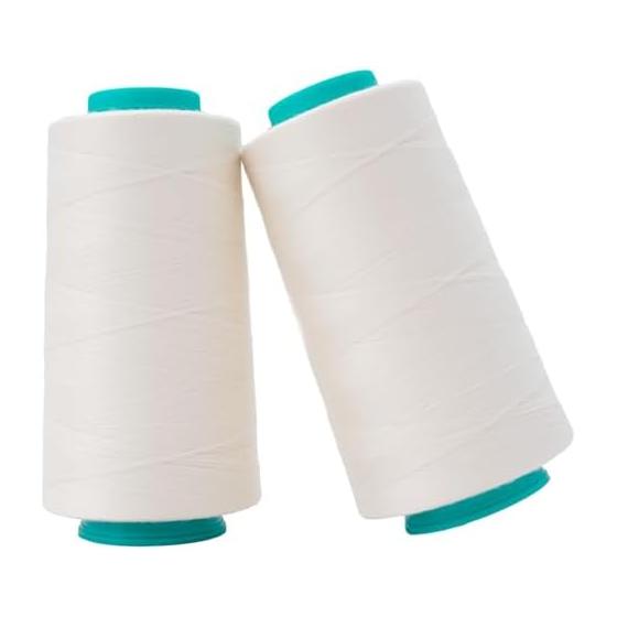 Lock Sewing Thread No. 60 Sewing Thread Set Spun Thread 3000m Rolls x 4 Pieces Commercial Thread Industrial Thread For Home Sewing Machines Large