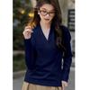 Mokana Women's V-Neck Long Sleeve Knit Sweater