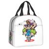 Custom Arare Arale Purple Dr Slump Resuable Lunch Box for Women Multifunction Cooler Thermal Food Insulated Lunch Bag Student