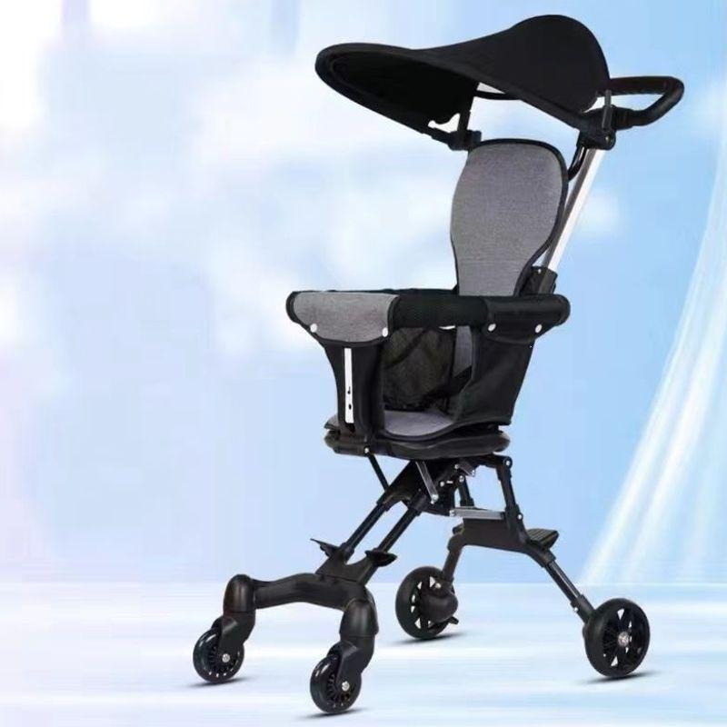 Leichter, faltbarer Zwei-Wege-Kinderwagen für 1-3-Jährige