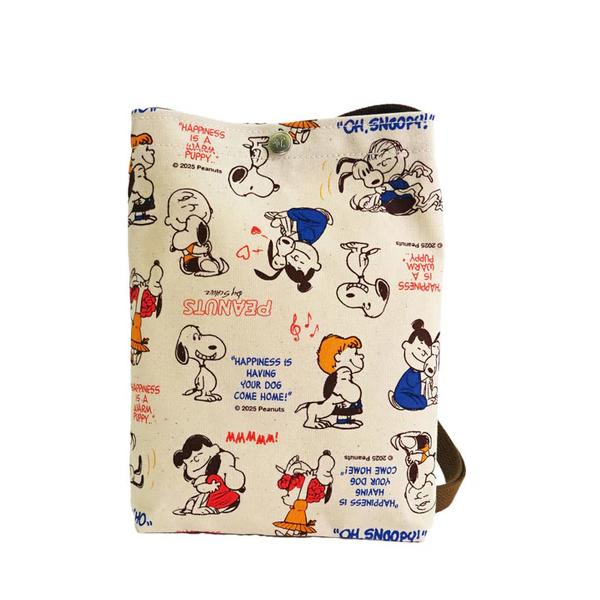 PEANUTS Snoopy PEANUTS  Ichizawa Shinzaburo Hanpu Shoulder Bag Pattern