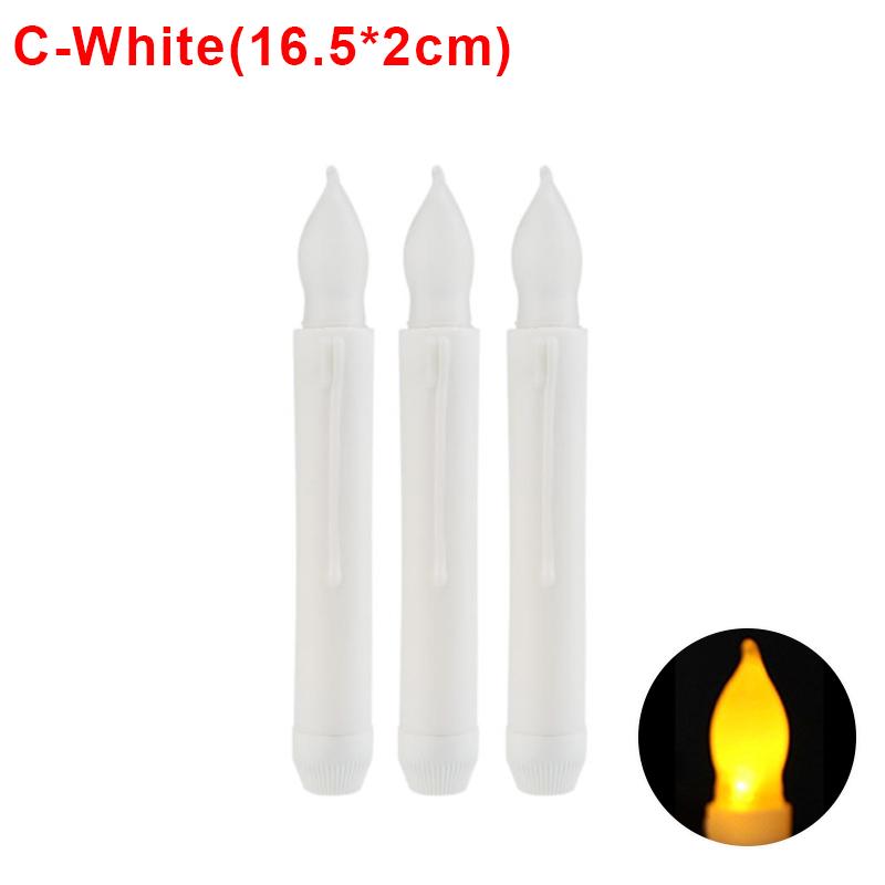 

3/1 шт. светодиодные беспламенные свечи на батарейках электронные чайные лампы для дома свадьба день рождения вечеринка украшение освещение 1PCS