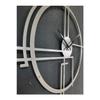 Querencia Metal Black Wall Clock 1.5 Mm Thickness 60x60 Cm