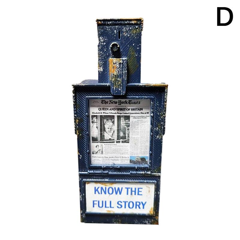 Miniature American Payphone In 1:12 Scale, Mini Vintage Style Dollhouse Furniture Phone Booth Model Accessorries Decoration